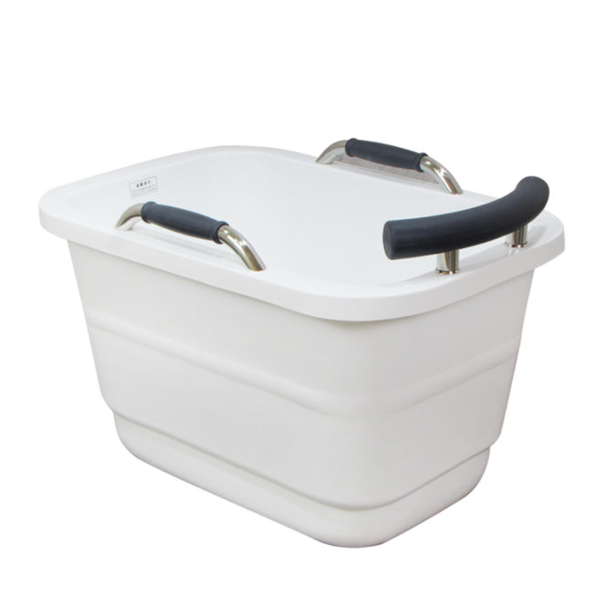 100cm小方雙層壓克力獨立式浴缸超低價引進，在家spa專用 BA1011