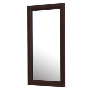 烏木紋質感細框單鏡，鋁框包覆鏡面不易氧化，34x54cm防水耐用易清潔 MS733N